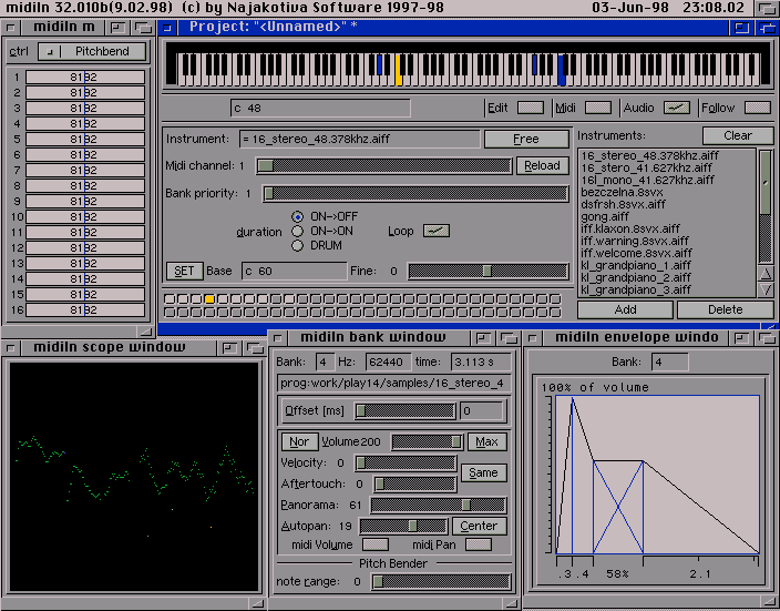 midiIn32.010b Project