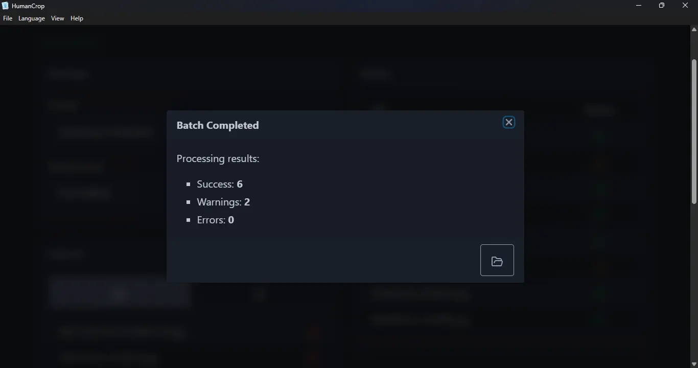 Batch completion