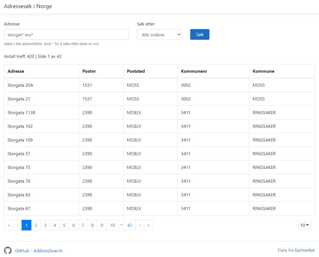 Address Search