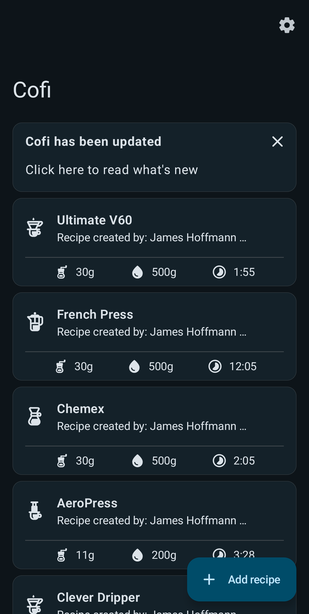 Screenshot 2 of Cofi — opens full size