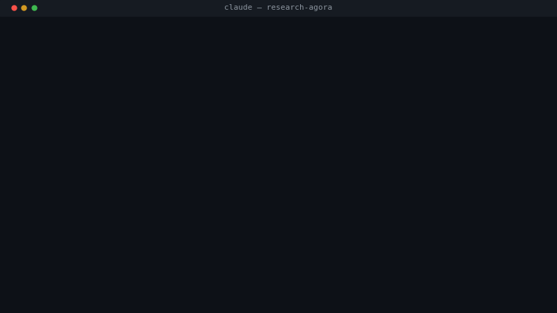 Research Agora Demo