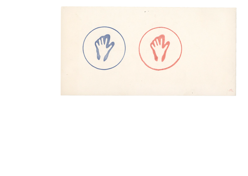 HERVE FISCHER ART ET COMMUNICATION MARGINALE TAMPONS D'ARTISTES 14-26.03.1975