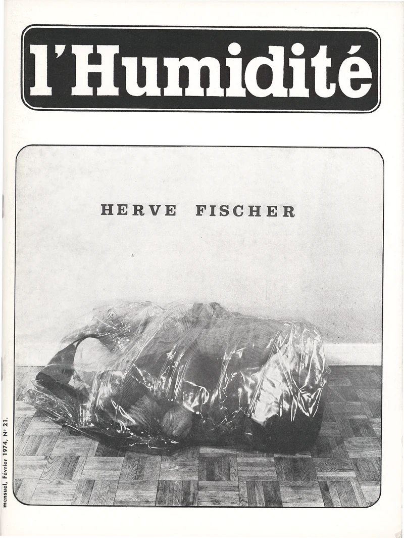 HERVE FISCHER ART ET COMMUNICATION MARGINALE TAMPONS D'ARTISTES 14-26.03.1975
