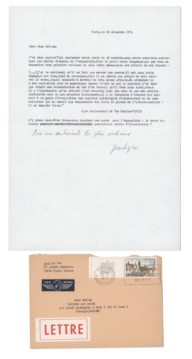 JEAN LE GAC ANEKDOTERNA och VYERNA 17.01-25.01.1975