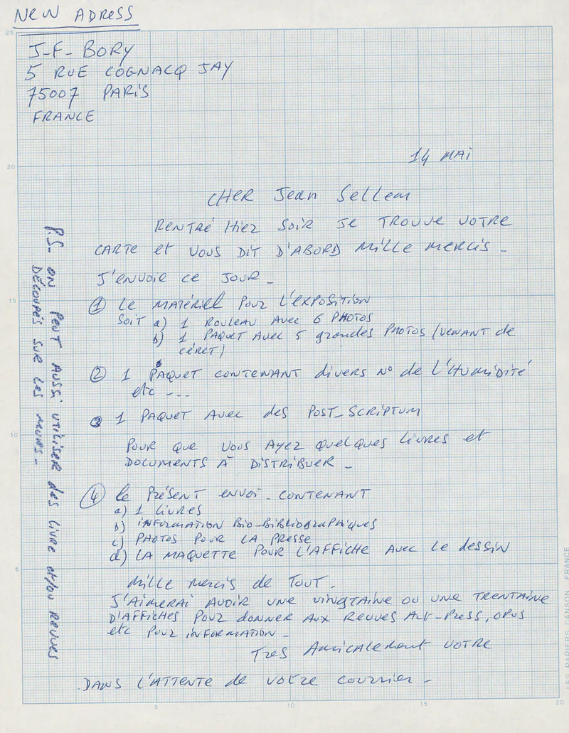 JEAN-FRANÇOIS BORY BILDPOESI 23.03 - 04.06.1975