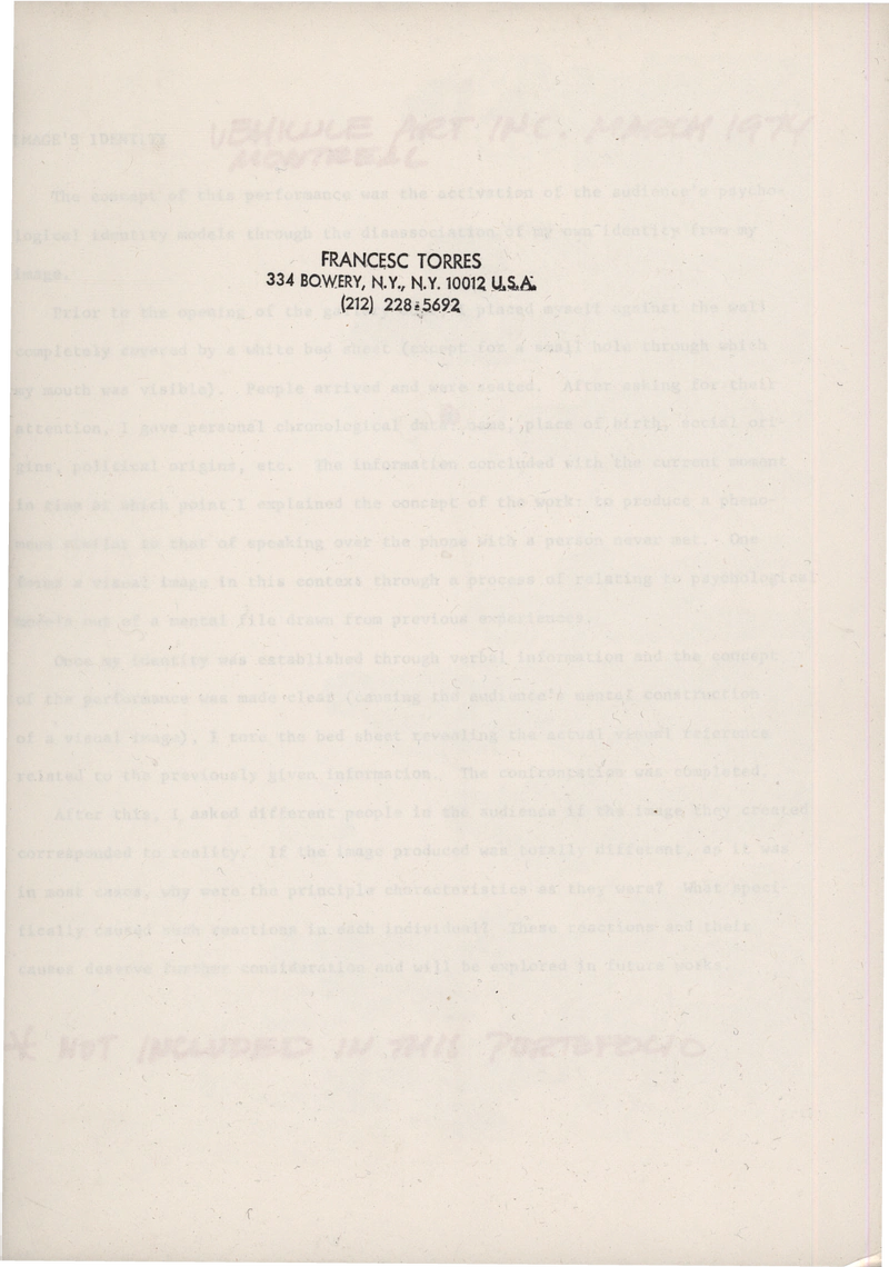 FRANCESC TORRES 10.01-16.01.1976 — Sheet 1