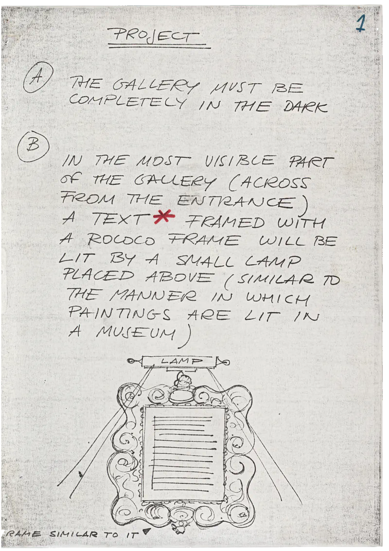 TERRY BERKOWITZ I'M NOT REALLY AFRAID OF THE DARK 03.01 - 09.01.1976 — Sheet 1
