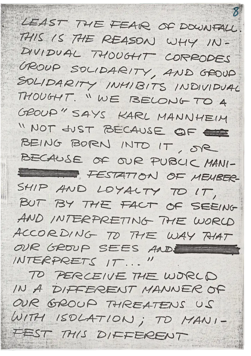 TERRY BERKOWITZ I'M NOT REALLY AFRAID OF THE DARK 03.01 - 09.01.1976 — Sheet 5