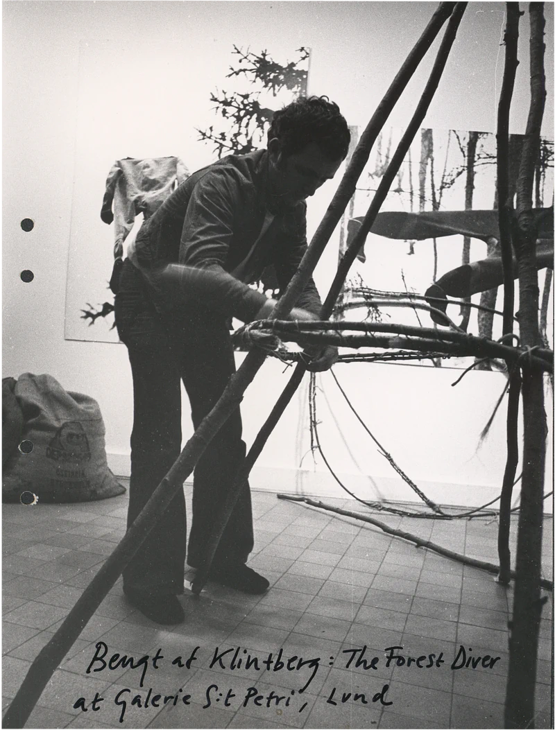 BENGT AF KLINTBERG Skogsdykaren (The Forest Diver) 26.10 -6.11.1974