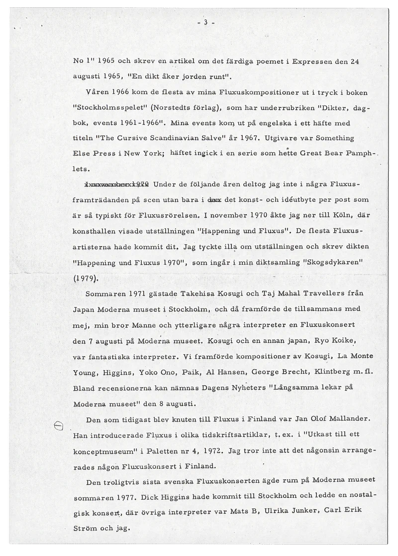BENGT AF KLINTBERG Skogsdykaren (The Forest Diver) 26.10 -6.11.1974 — Sheet 3