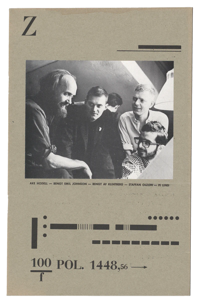 BENGT AF KLINTBERG Skogsdykaren (The Forest Diver) 26.10 -6.11.1974