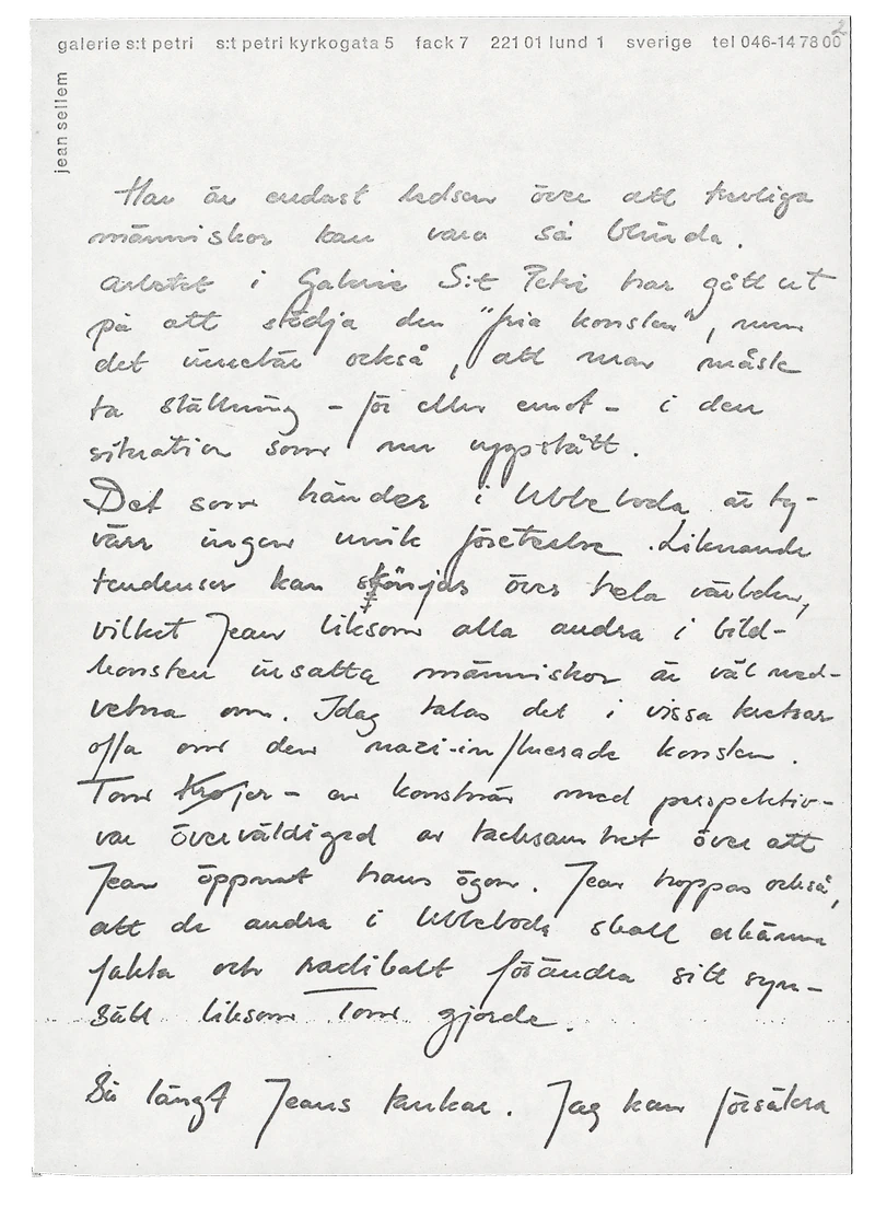 BENGT AF KLINTBERG Skogsdykaren (The Forest Diver) 26.10 -6.11.1974 — Sheet 2