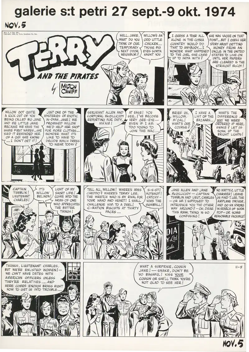 BERTIL FALK COMIC COLLECTION 27.09 - 09.10.1974