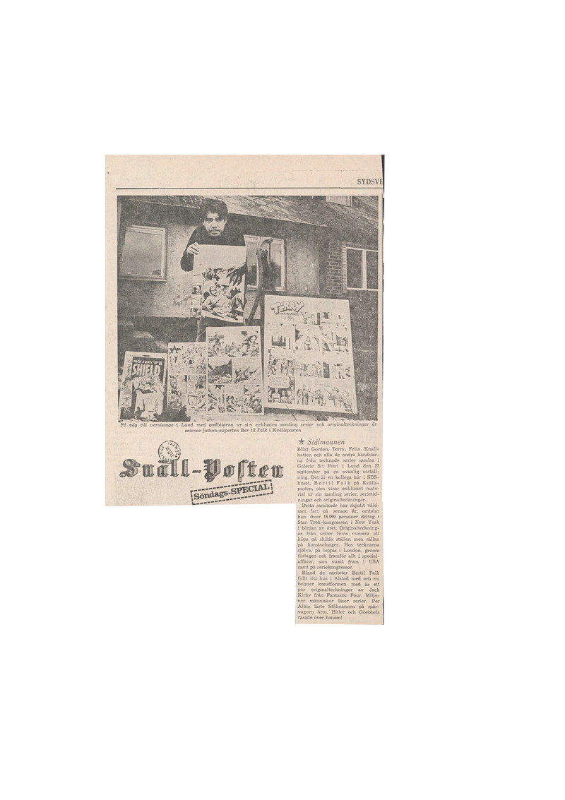 BERTIL FALK COMIC COLLECTION 27.09 - 09.10.1974