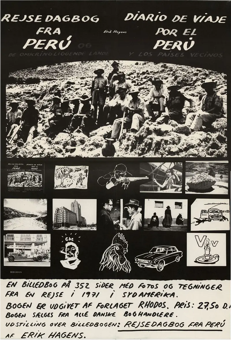 ERIK HAGENS BILDER FRÀN SYDAMERIKA - FÖNSTERUTSTÄLLNING (pictures from south america - window exhibition) 14.06 - 14.08.1974