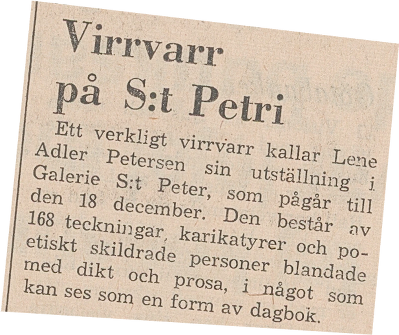 LENE ADLER PETERSEN ET SANDT VARVAR 07 - 18.12.1974