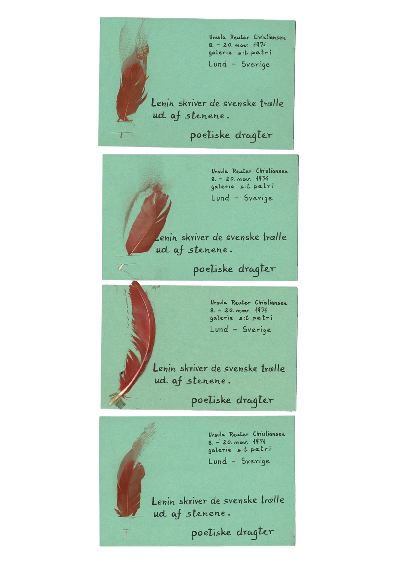 URSULA REUTER CHRISTIANSEN POETISKE DRAGTER 08- 20.11.1974