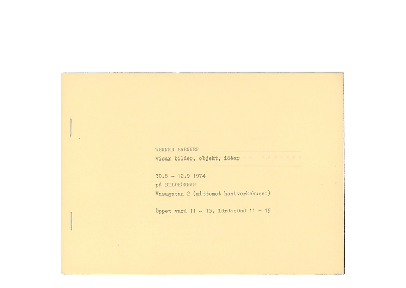 WERNER BRENNER NU HAR VIETTIP 04-16.01.1974