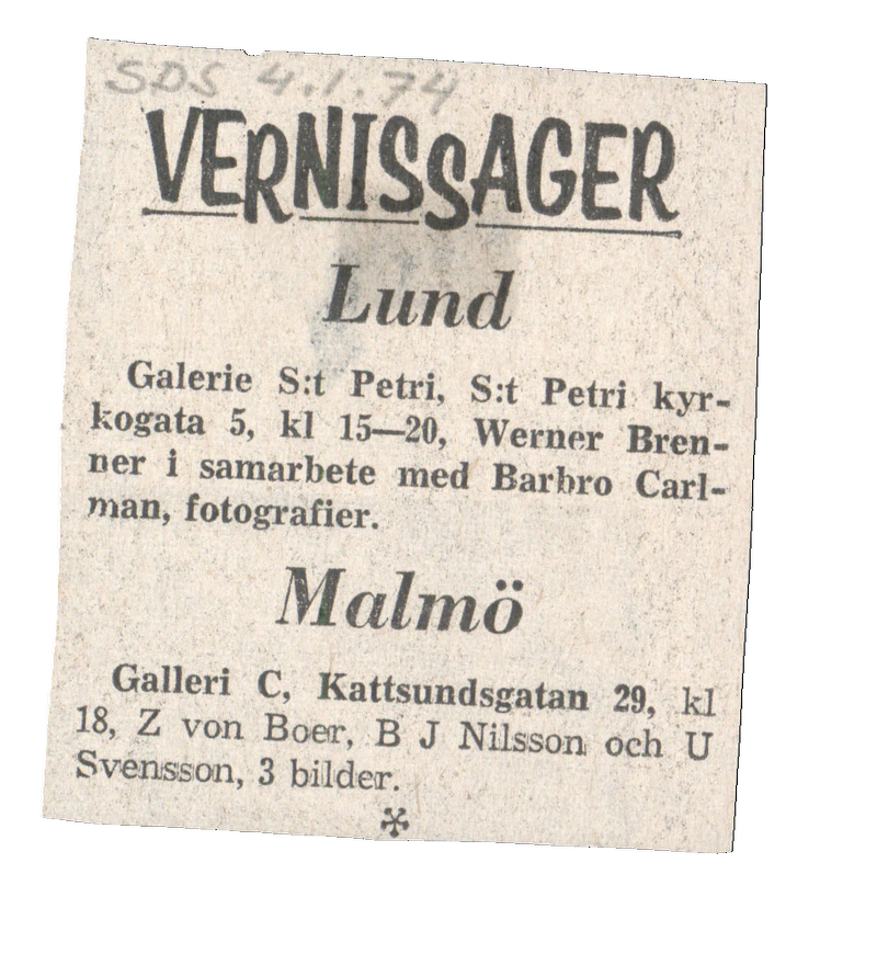 WERNER BRENNER NU HAR VIETTIP 04-16.01.1974