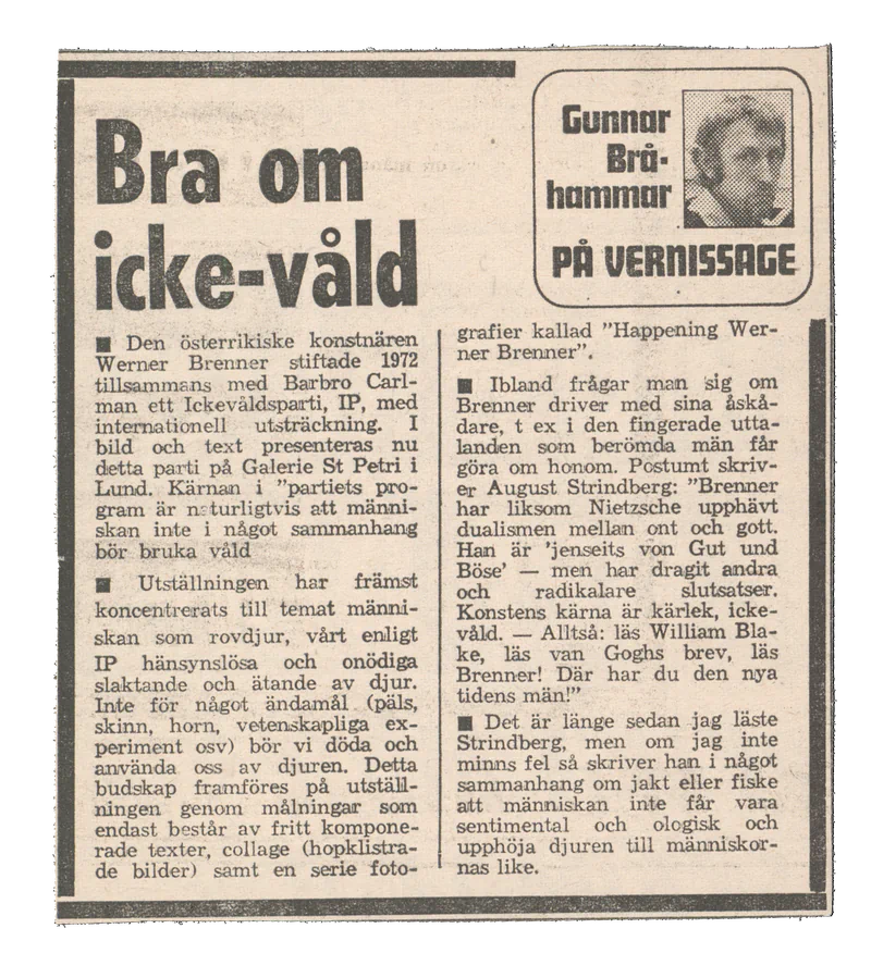 WERNER BRENNER NU HAR VIETTIP 04-16.01.1974