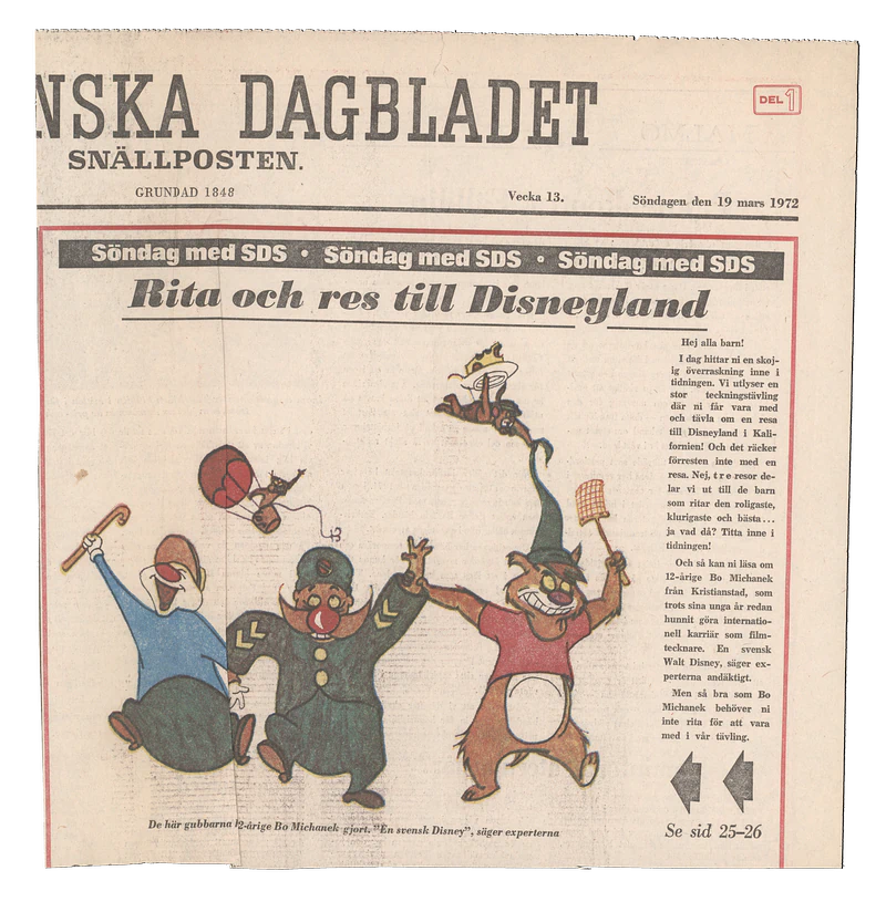 BO MICHANEK KRING FECKNAD FILM 15 - 21.02.1974