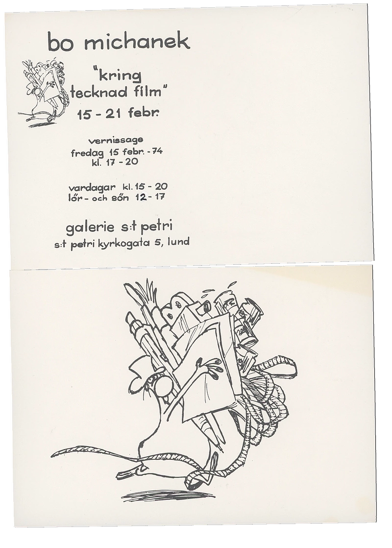 BO MICHANEK KRING FECKNAD FILM 15 - 21.02.1974