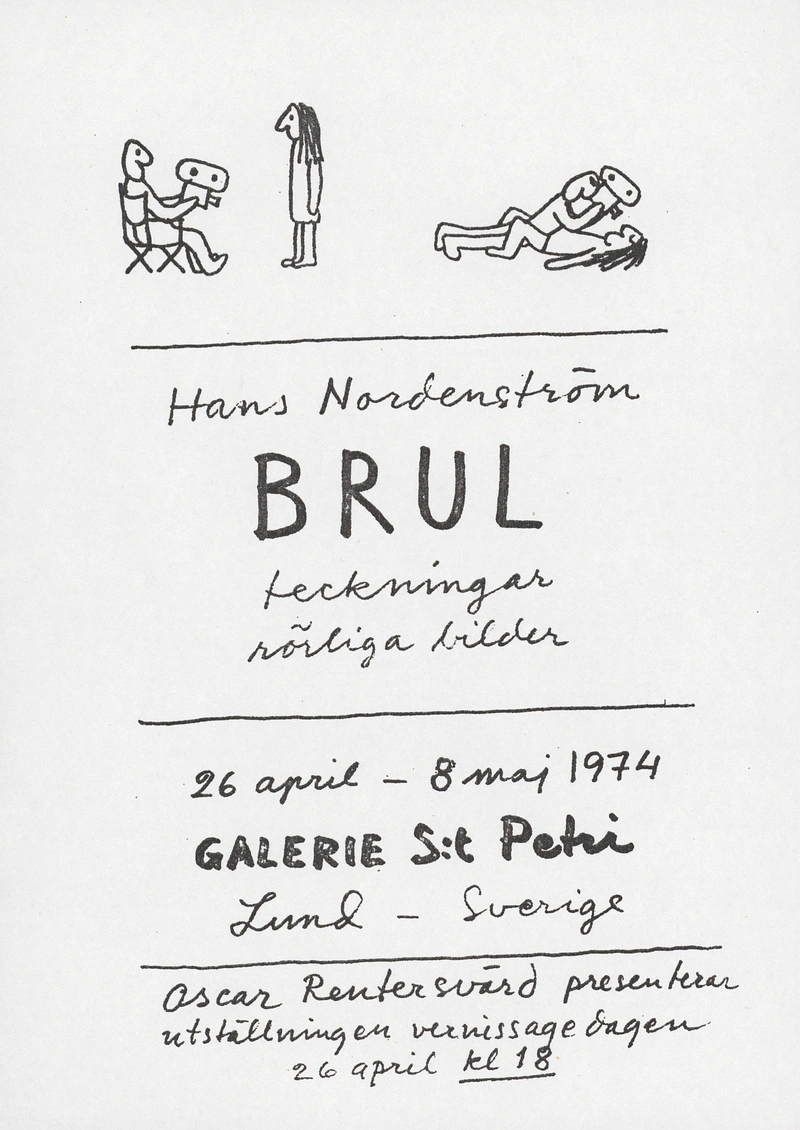 HANS NORDENSTRÓM BRUL 26.04-08.05.1974
