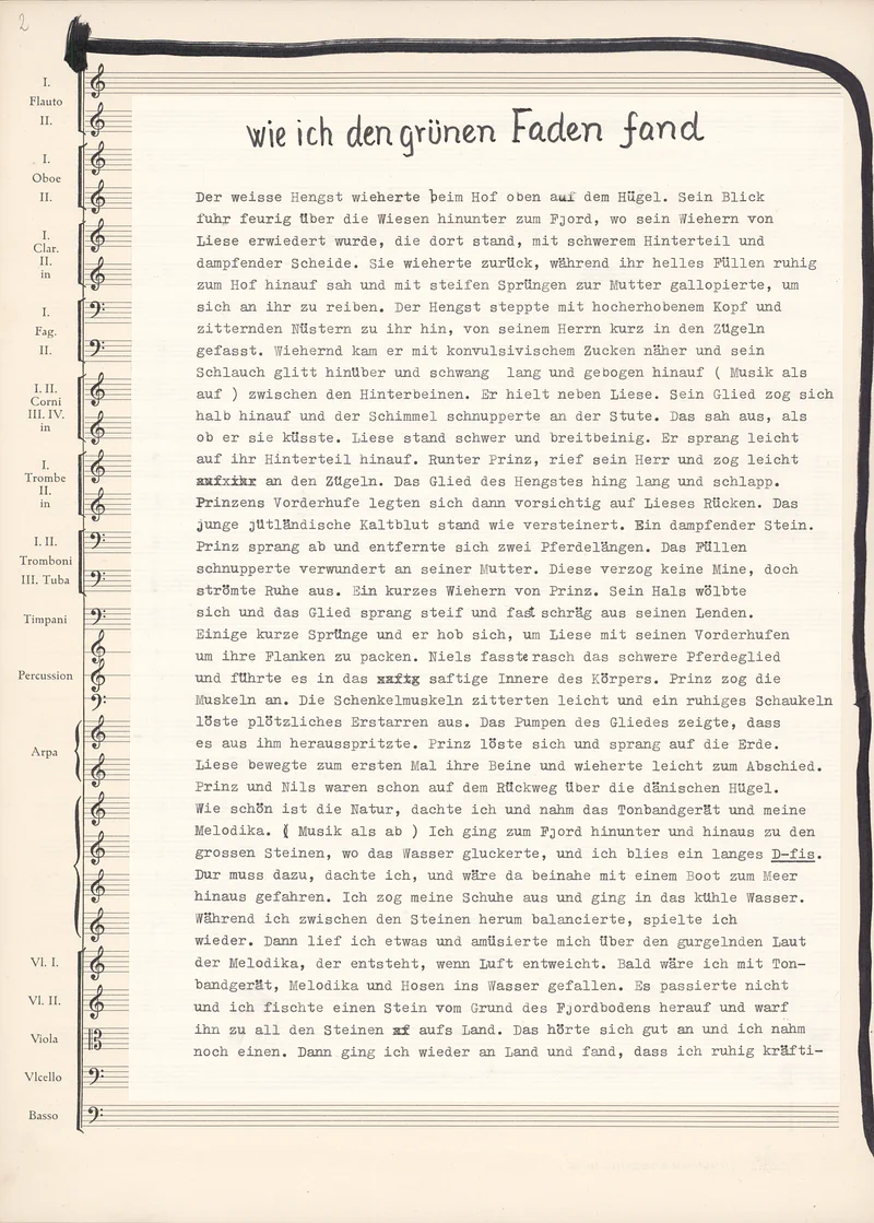 HENNING CHRISTIANSEN 26.01.1974 featuring the German artist Joseph Beuys — Sheet 3