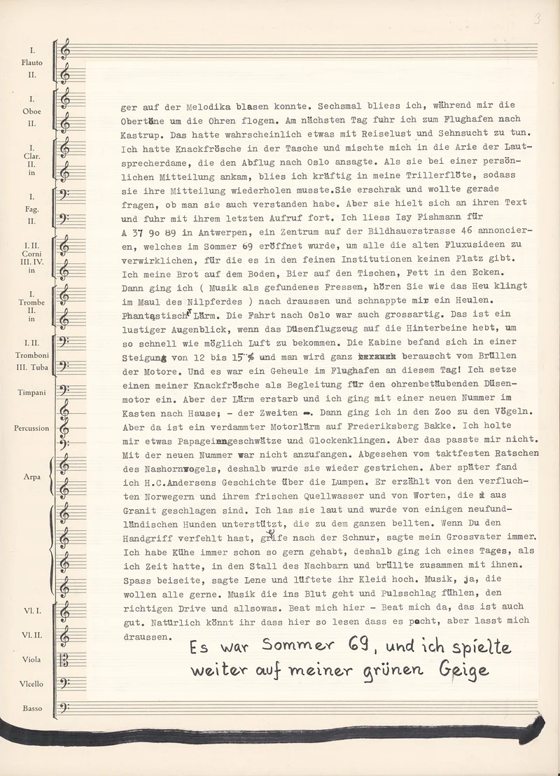 HENNING CHRISTIANSEN 26.01.1974 featuring the German artist Joseph Beuys — Sheet 4