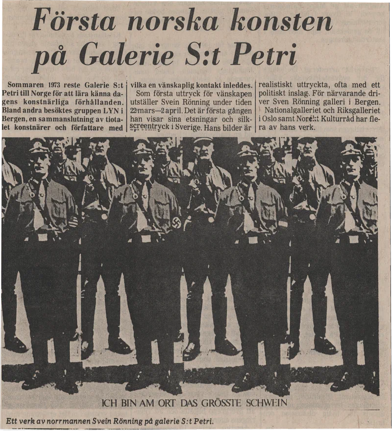 SVEIN RØNNING 22.03 - 02.04.1974