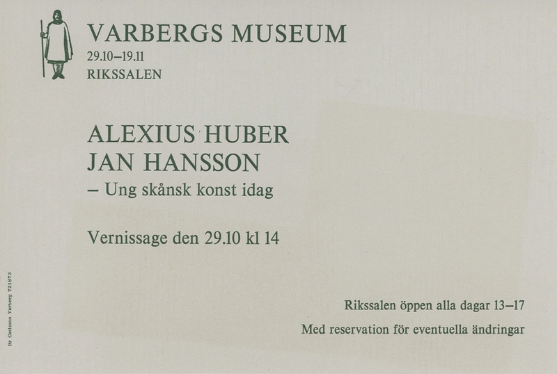 21.04 - 10.05.1972 ALEXIUS HUBER — Sheet 1