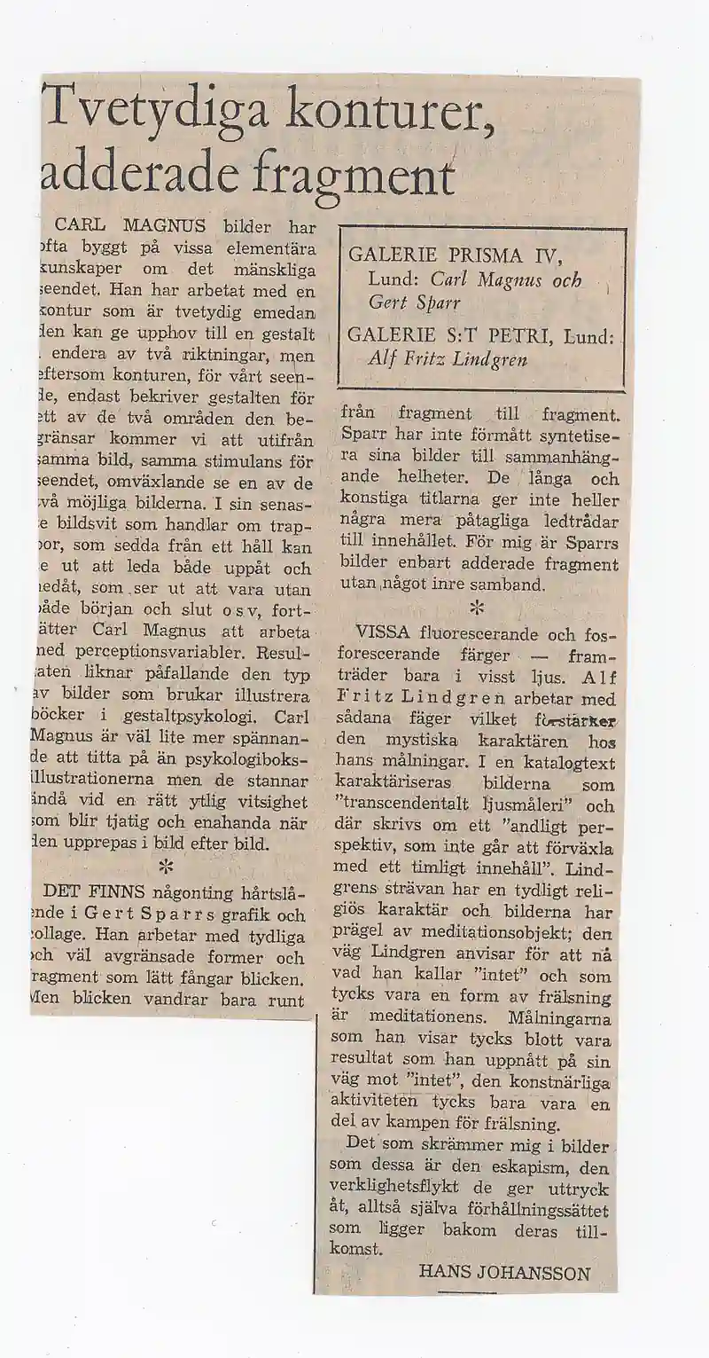 13.10 -1.11.1972 ALF LINDGREN — Sheet 1