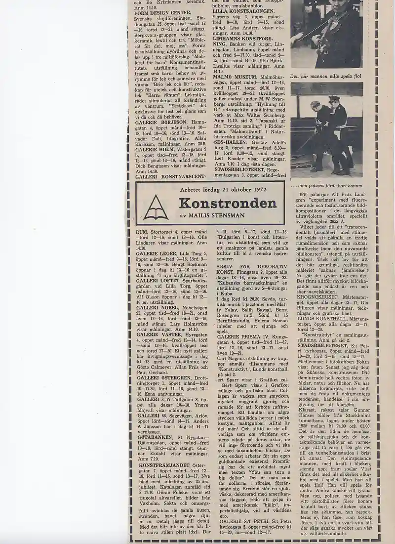 13.10 -1.11.1972 ALF LINDGREN — Sheet 1