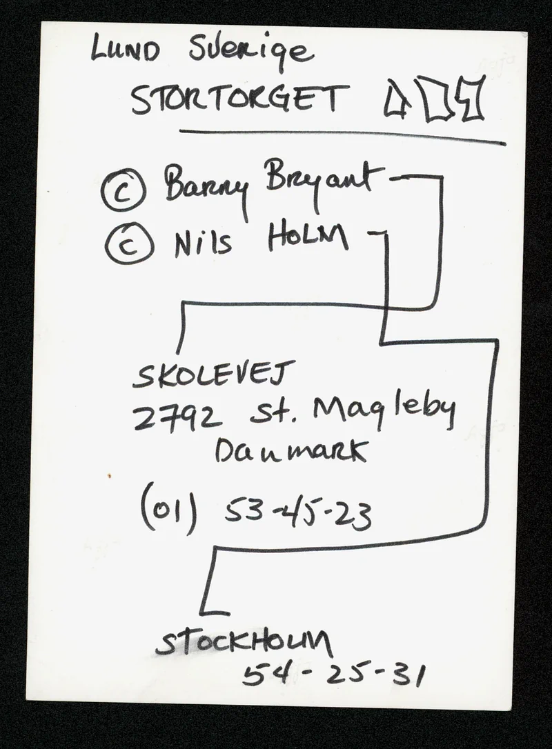 17.05.1972 BARRY BRYANT — Sheet 1