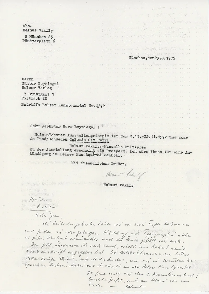 03-22.11.1972 HELMUT VAKILY — Sheet 1