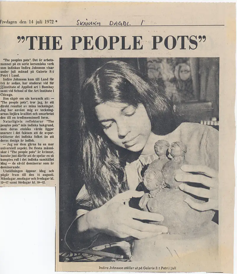 14.07-14.08.1972 INDIRA JOHNSON — Sheet 1