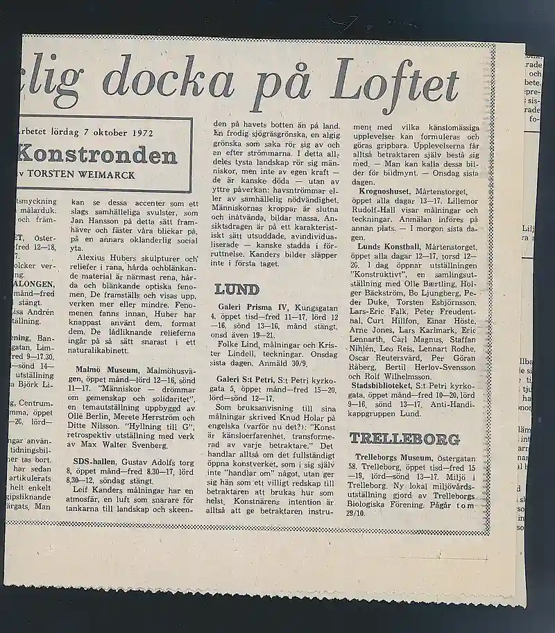 22.09 - 11.10.1972 KNUD HOLAR — Sheet 1