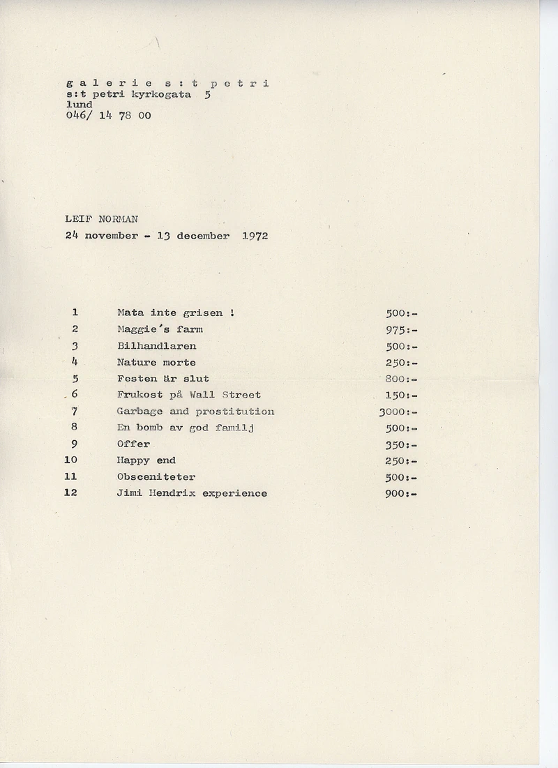24.11—13.12-1972 LEIF NORMAN — Sheet 1
