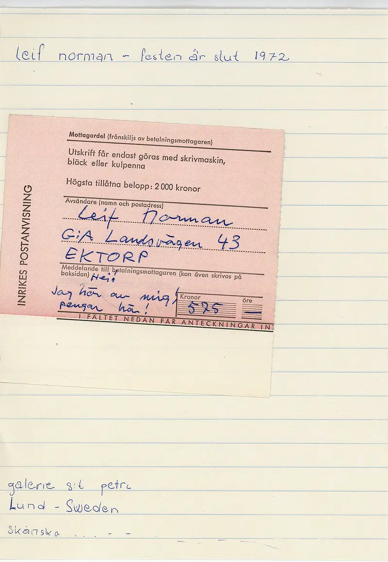 24.11—13.12-1972 LEIF NORMAN — Sheet 1