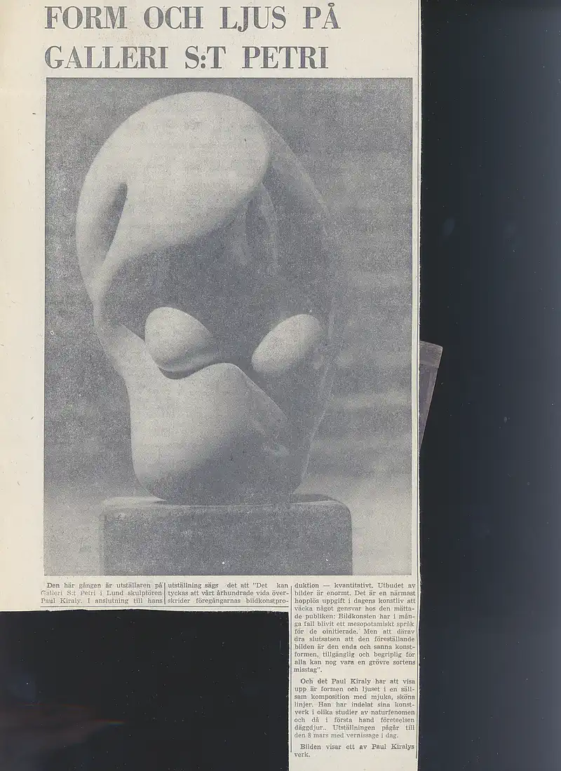 18.02 - 08.03.1972 PAUL KIRALY — Sheet 1