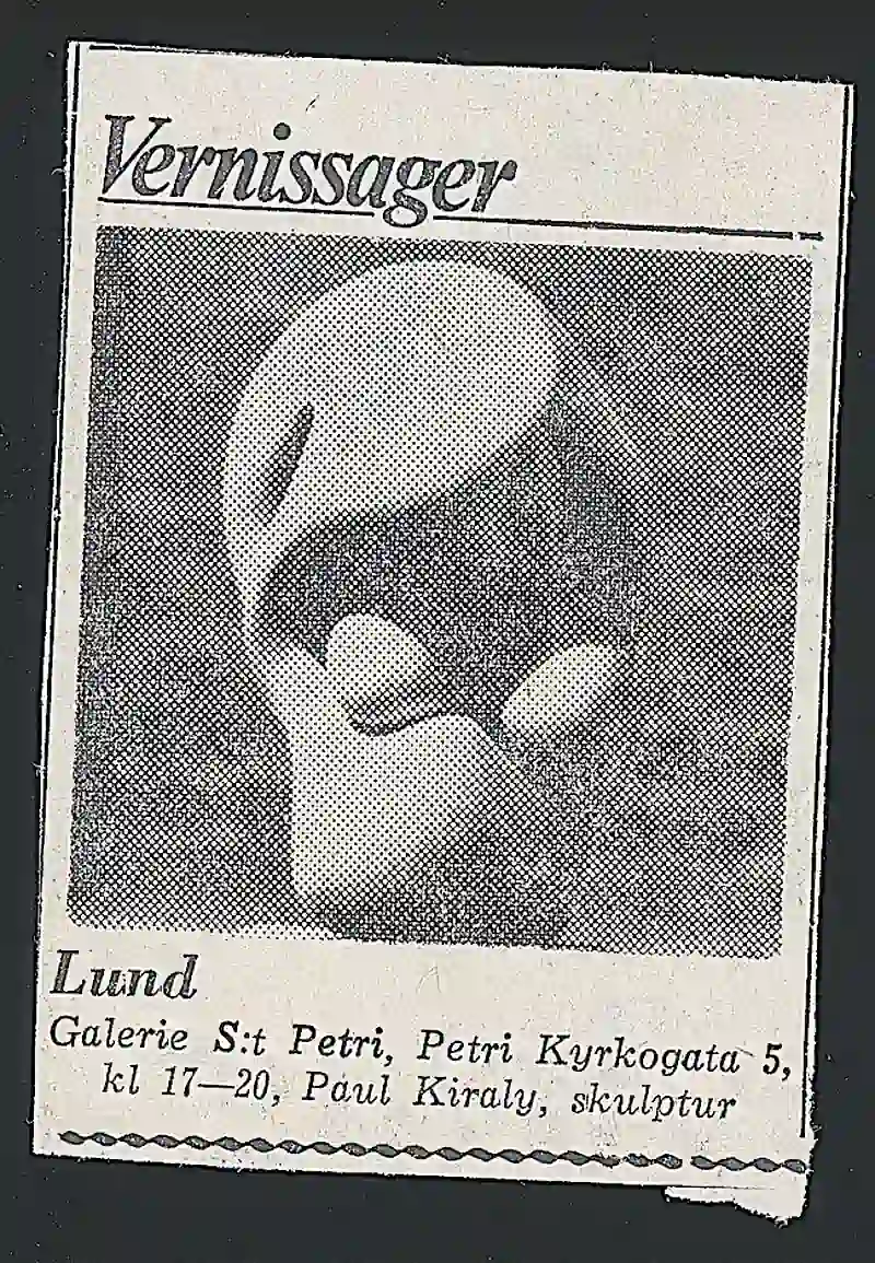 18.02 - 08.03.1972 PAUL KIRALY — Sheet 1