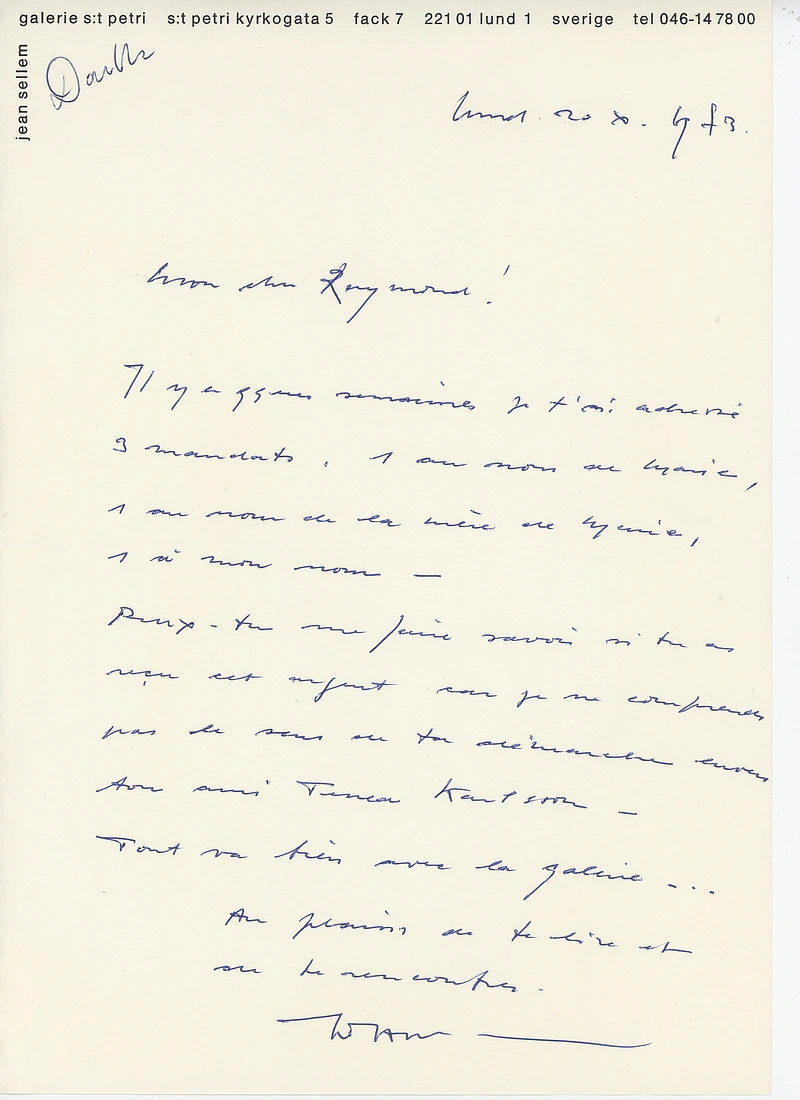 31.03-19.04.1972 RAYMOND MAHOUT — Sheet 1