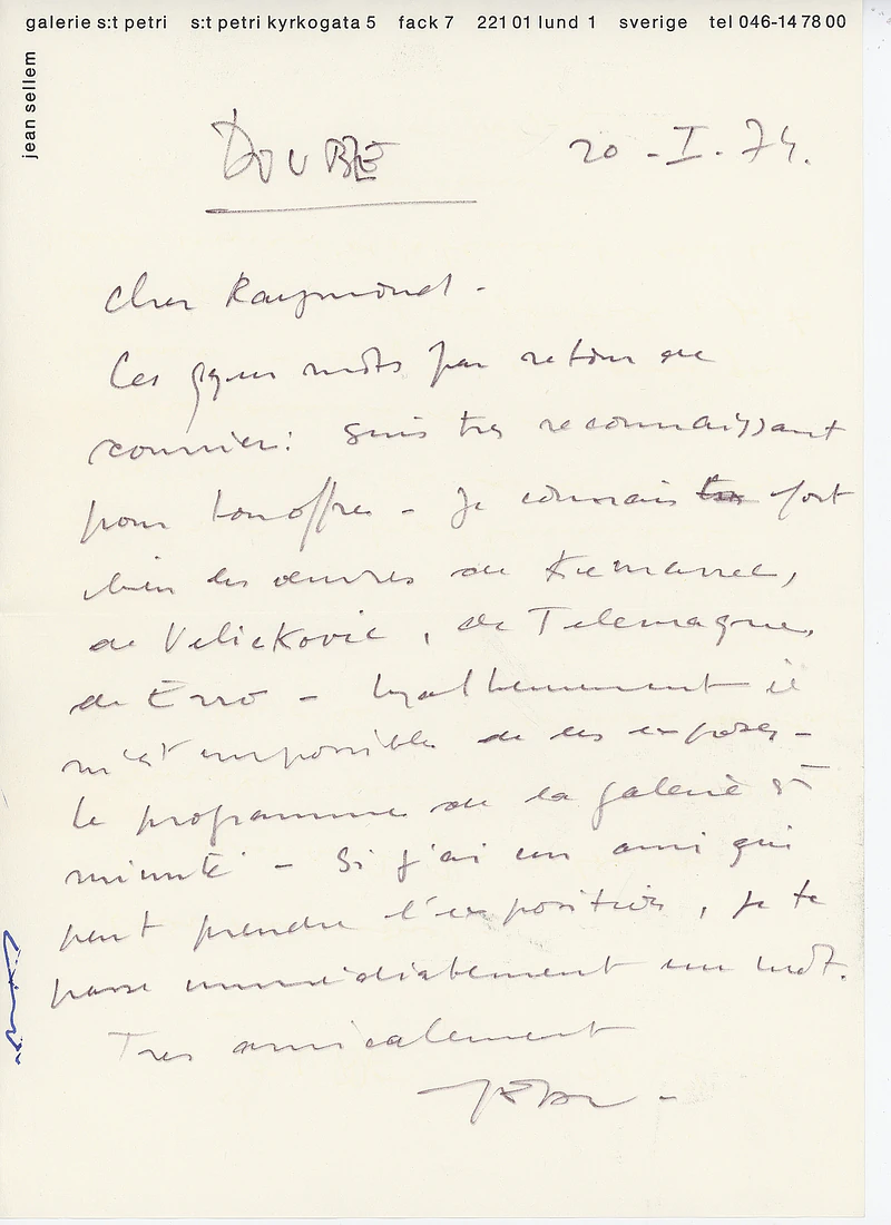 31.03-19.04.1972 RAYMOND MAHOUT — Sheet 1