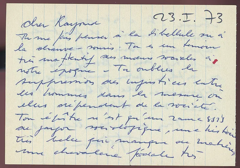 31.03-19.04.1972 RAYMOND MAHOUT — Sheet 1