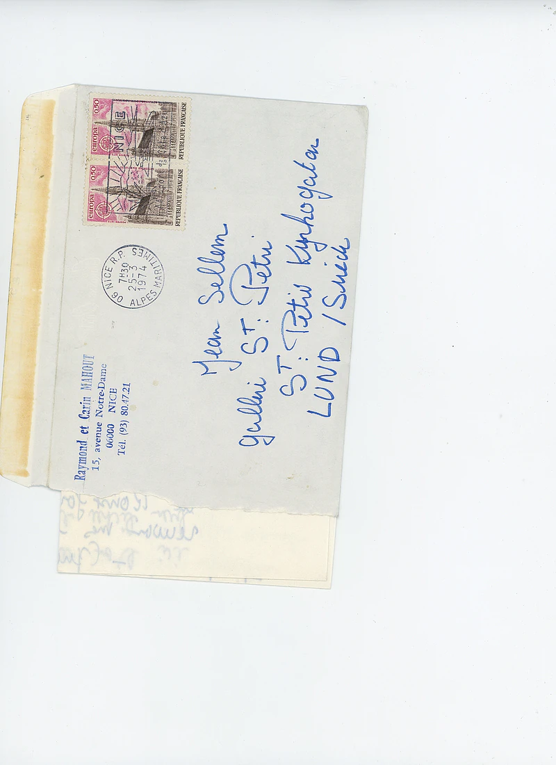 31.03-19.04.1972 RAYMOND MAHOUT — Sheet 1