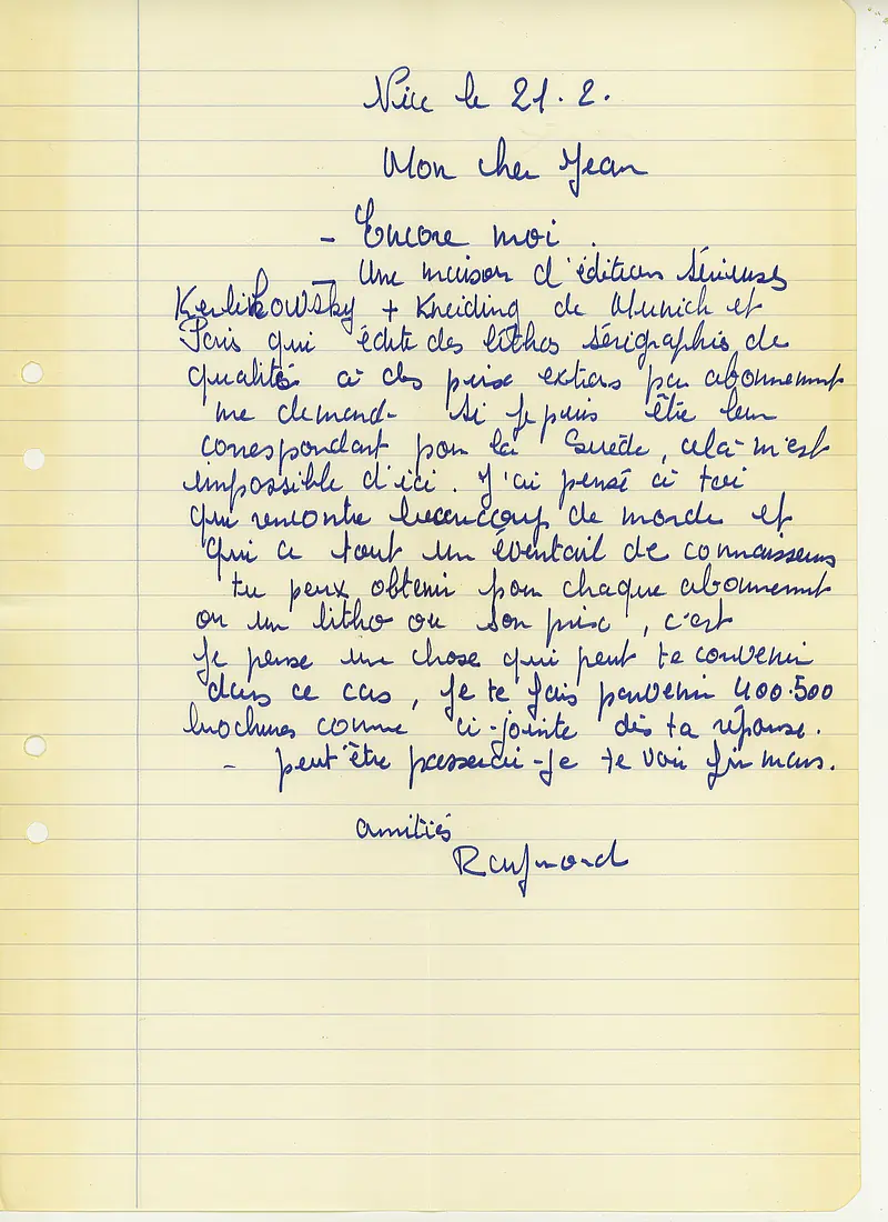 31.03-19.04.1972 RAYMOND MAHOUT — Sheet 1