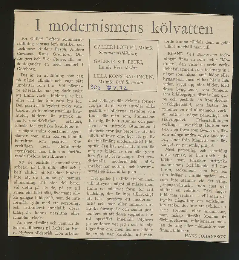 23.06- 12.07.1972 VERA MYHRE — Sheet 1