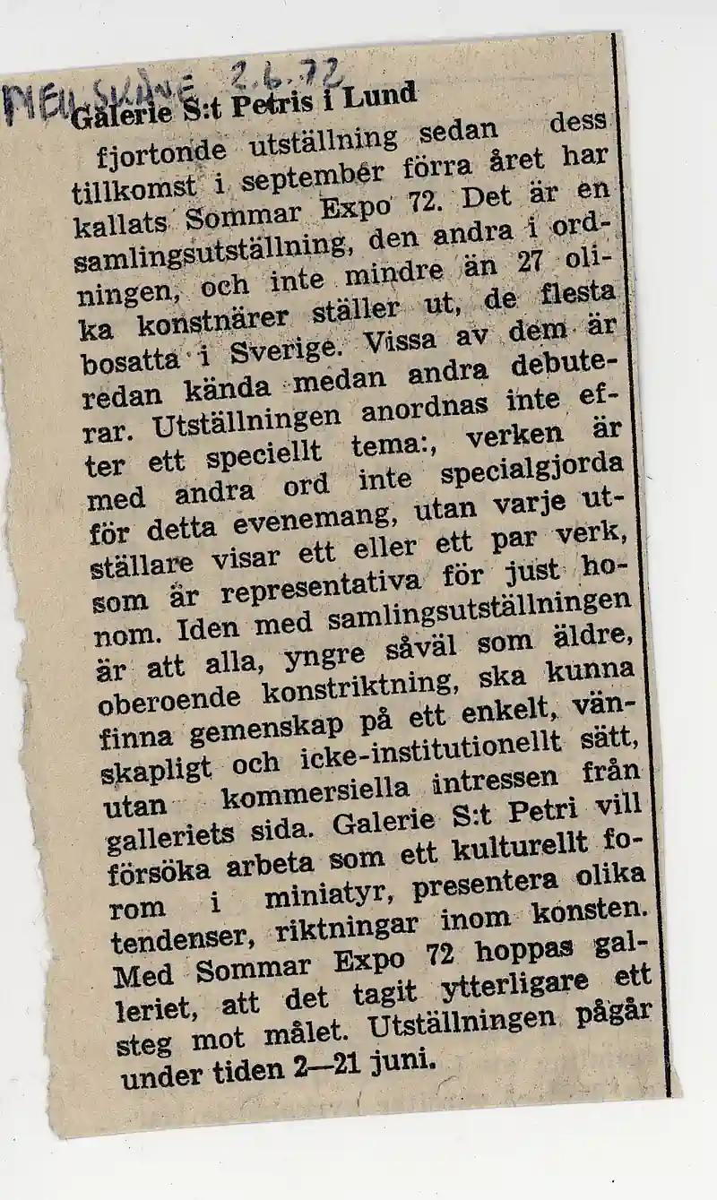 02 - 21.06.1972 SOMMAR EXPO 72 — Sheet 1