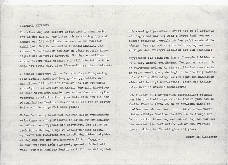 07 - 26.09.1973 BEATRICE HEYBROEK — Sheet 1