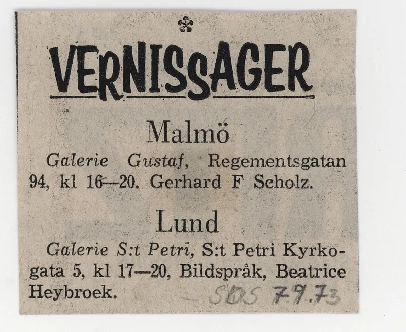 07 - 26.09.1973 BEATRICE HEYBROEK — Sheet 1